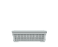 Корзина с крышкой «Лён» 11л (400×284×137мм) серый (Альтпласт, Россия), фото 3