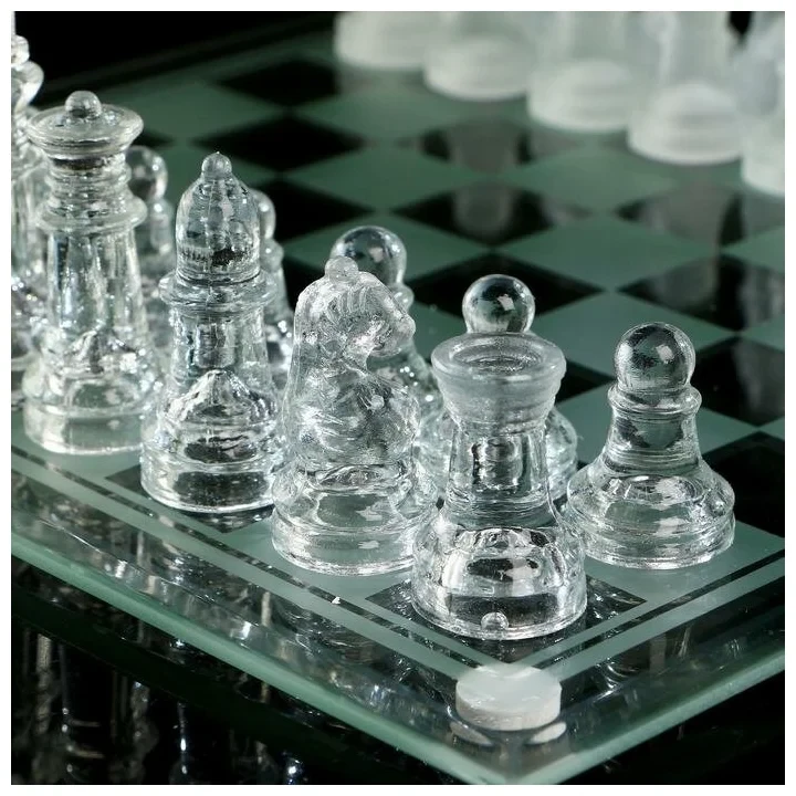 Подарочные шахматы из стекла (20*20 см) - фото 4 - id-p103229977