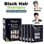 Шампунь тонирующий для седых волос DEXE Black Hair Disaar [комплект на 10 применений], фото 3