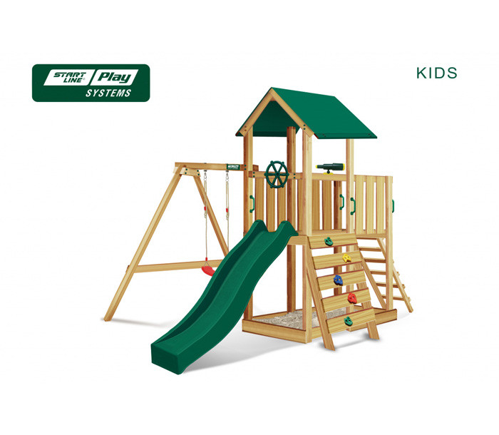 Детский городок KIDS эконом зел./крас.
