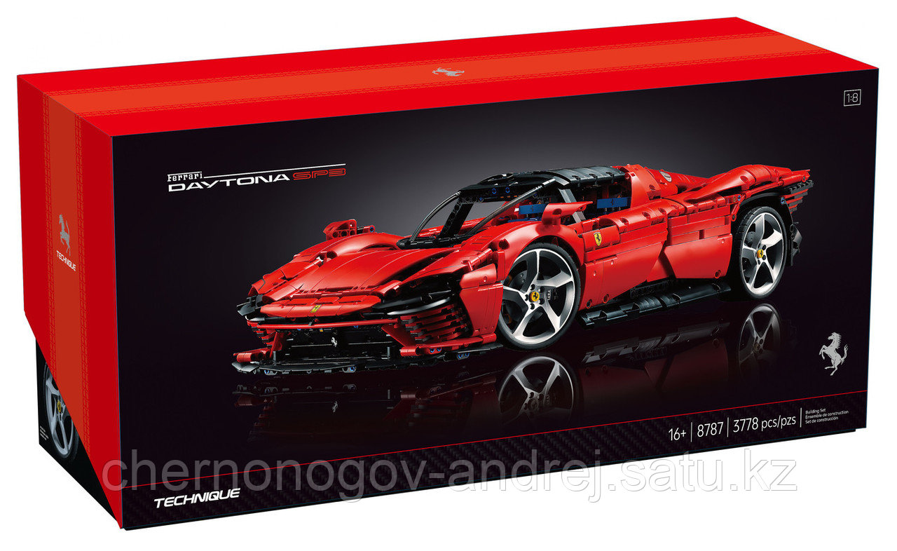 Конструктор Аналог Лего Техник LEGO Technic 42143 Lерin 81998 Ferrari Daytona SP3. 3778 деталей