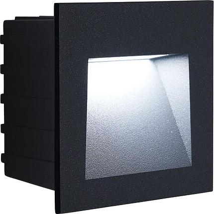 Светильник встраиваемый светодиодный, 3W, 4000K, IP65, черный, LN013, фото 2