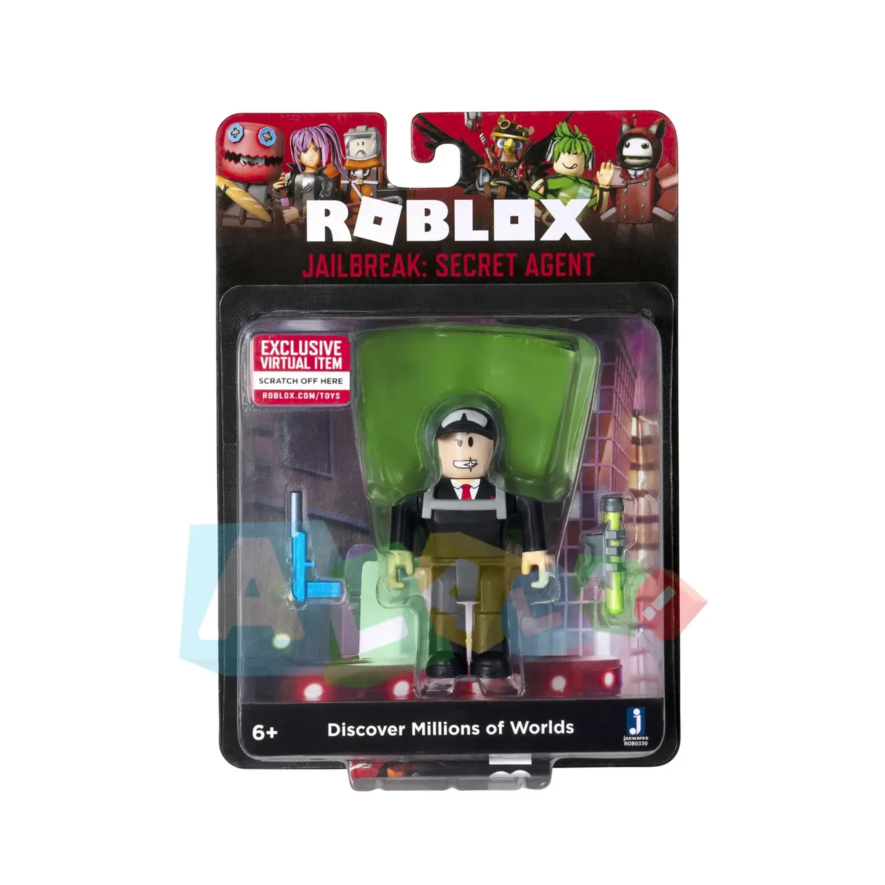 Игровая коллекционная фигурка Jazwares Roblox Core Figures Jailbreak Secret Agent W8 ROB0330 - фото 1 - id-p103238636