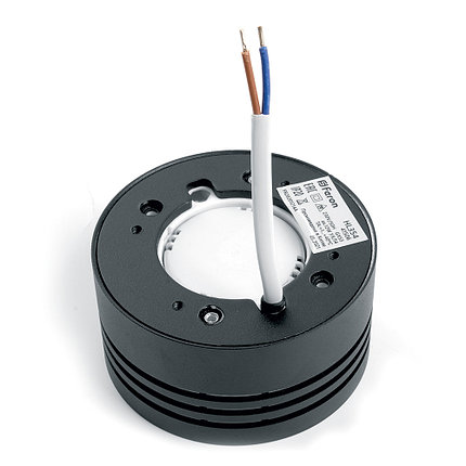 Светильник потолочный 12W, 230V, GX53, черный, HL354, фото 2