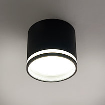 Светильник потолочный 12W, 230V, GX53, черный, HL362, фото 2