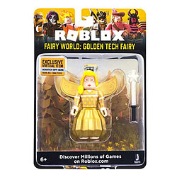 Roblox Фигурка героя Fairy World Golden Tech Fairy (Core) с аксессуарами ROG0116