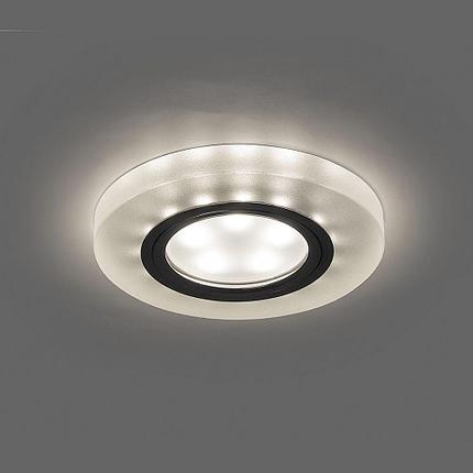 Светильник потолочный встраиваемый со светодиодной подсветкой 15LED*2835 SMD 4000K, MR16 50W G5.3, б, фото 2