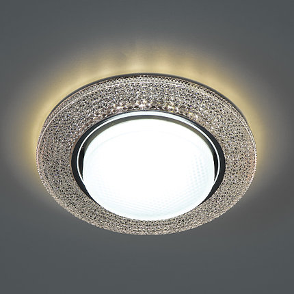 Светильник потолочный встраиваемый со светодиодной подсветкой 20LED*2835 SMD 4000K, 15W GX53, без ла, фото 2
