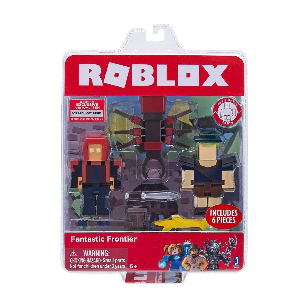 ИГРОВАЯ КОЛЛЕКЦИОННАЯ ФИГУРКА ROBLOX GAME PACKS FANTASTIC FRONTIER, НАБОР 2 ШТ 10776R