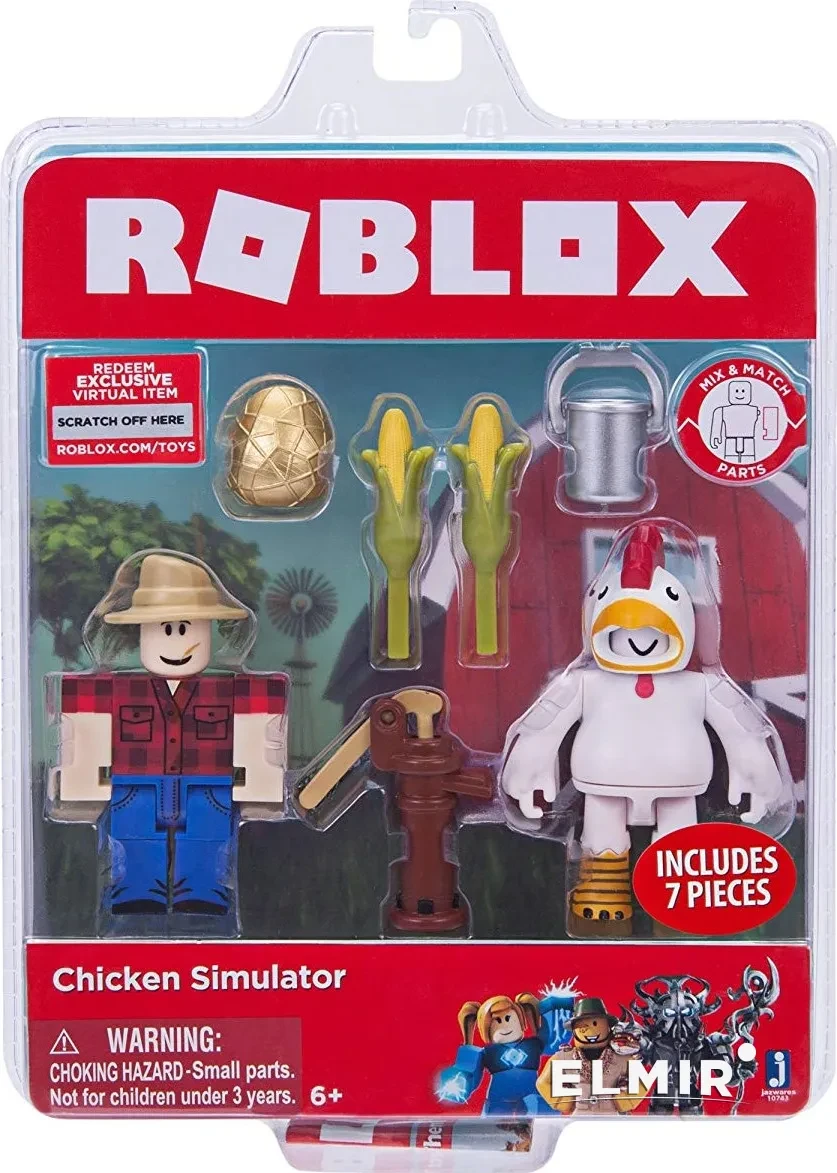 Набор фигурок Jazwares Roblox Game Packs Chicken Simulator (10743R)