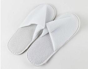 Тапочки гостиничного типа с закрытым мысом, махра искусственная, 4 мм