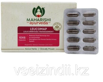 Лейкомап, мочеполовая и репродуктивная система, 60 кап, ; Leucomap, Maharishi Ayurveda