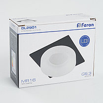 Светильник потолочный встраиваемый, MR16 G5.3, черный DL2901, фото 2