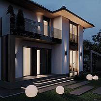 Светильник садово-парковый, 230V 2*E27, DH0702, серый (на стену), фото 3