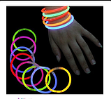 Светящие палочки для браслетов / Светящие кольца на руку - 50 шт, фото 2