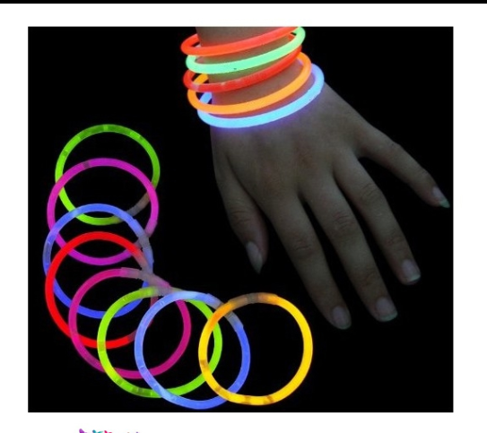 Светящие браслеты 100 шт./ Неоновые палочки для браслетов - фото 2 - id-p103249500
