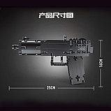 Конструктор  Mould King 14008 Glock Automatic Pistol Автоматический пистолет, фото 4