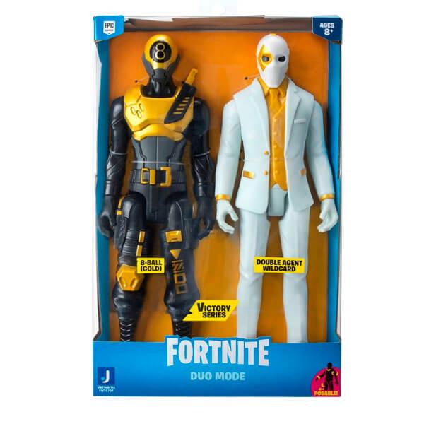 Fortnite Фортнайт набор фигурок 2 фигурки 8-Ball и Double Agent Wildcard VICTORY SERIES JAZWARES FNT0707