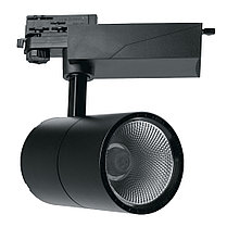 Светильник трековый светодиодный на шинопровод 30W, 2700 Lm, 2700К, 35 градусов, черный, AL103 со вс, фото 3