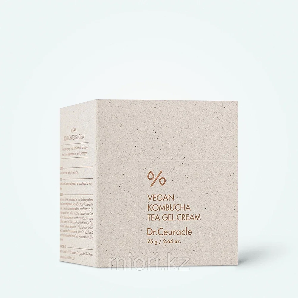 Увлажняющий веганский крем с комбучей Dr.Ceuracle Vegan Kombucha Tea Gel Cream - фото 4 - id-p103252192