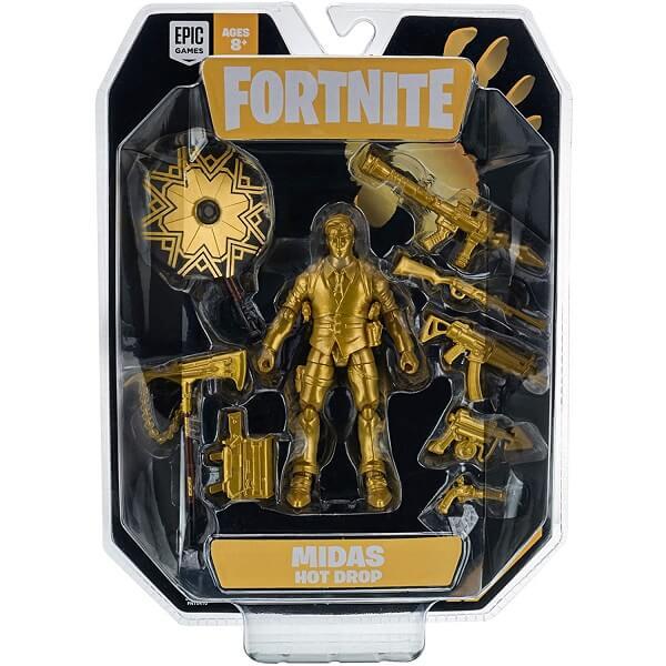 Фигурка героя Фортнайт Midas Gold с аксессуарами Legendary Series JAZWARES FNT0410