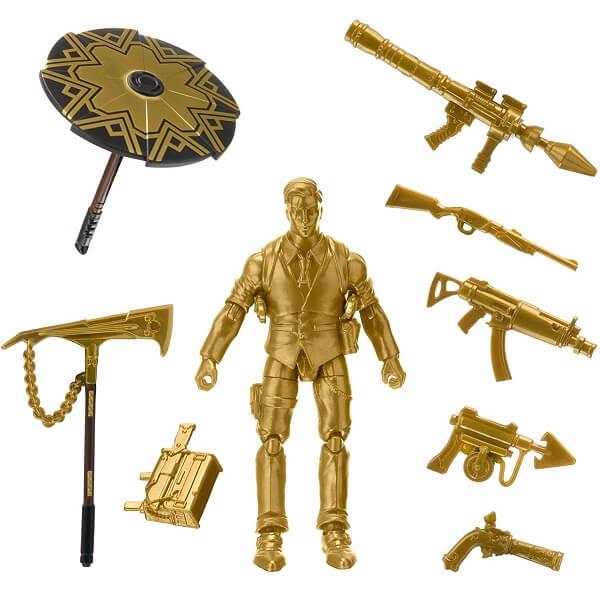 Фигурка героя Фортнайт Midas Gold с аксессуарами Legendary Series JAZWARES FNT0410