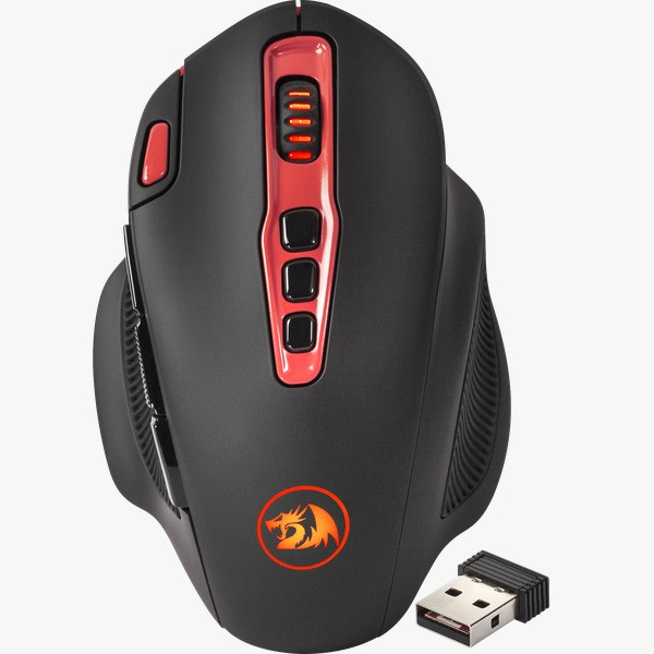 Мышь игровая беспроводная Redragon Shark 2 черный