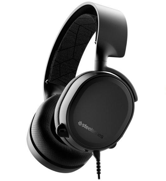 Наушники-гарнитура игровые SteelSeries Arctis 3 61503 черный
