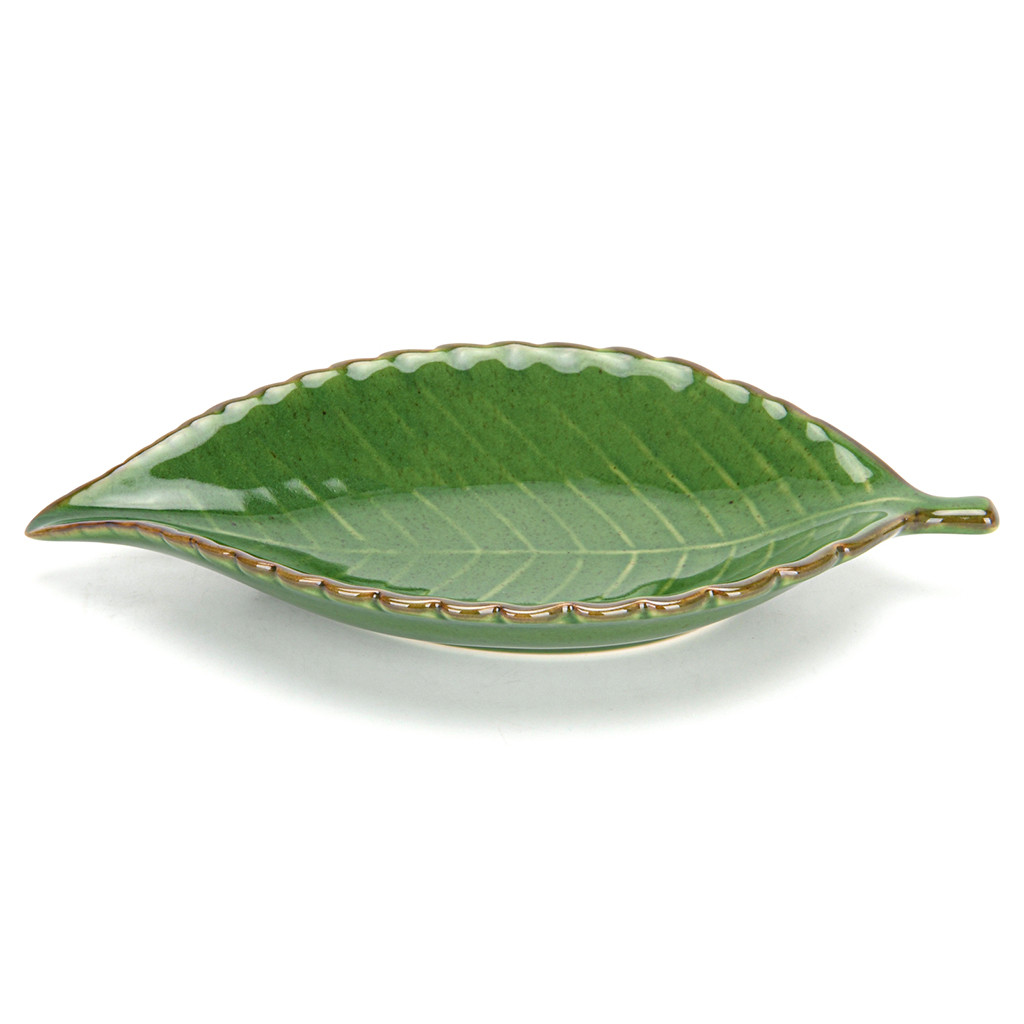 Блюдо глубокое GREEN 26.5X14X4 CM (керамика)