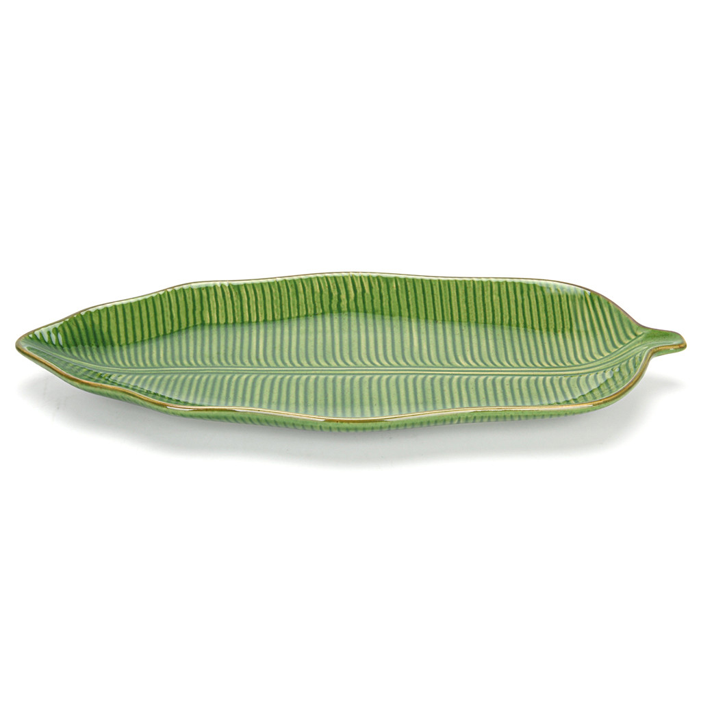 Блюдо GREEN 47.6X21.5X4 CM (керамика)