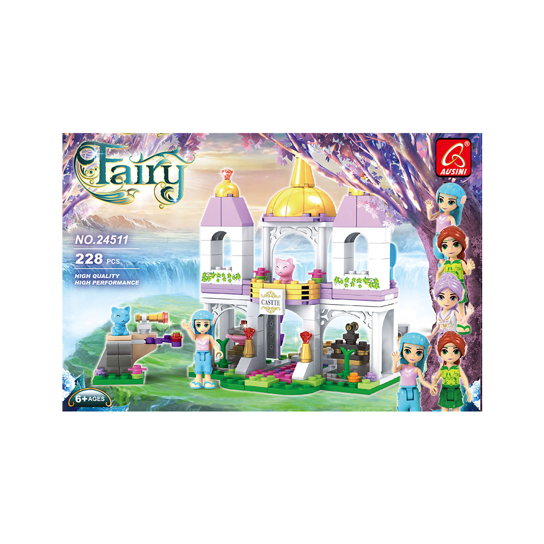 Игровой конструктор Ausini 24511 МИР ЧУДЕС (228 деталей в наборе)