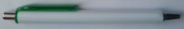 Ручка TRIAD (white, green clip)