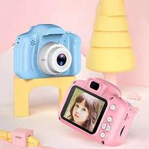Фотоаппарат детский со встроенными играми «Юный фотограф» {запись видео, противоударный} (Голубой), фото 2