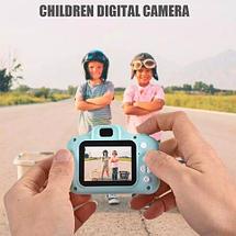 Фотоаппарат детский со встроенными играми «Юный фотограф» {запись видео, противоударный} (Голубой), фото 3