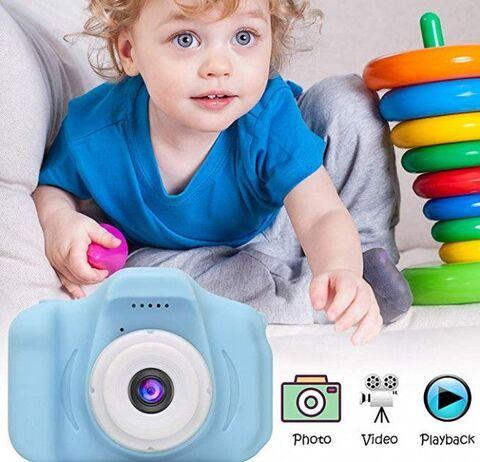Фотоаппарат детский со встроенными играми «Юный фотограф» {запись видео, противоударный} (Голубой) - фото 4 - id-p103258912
