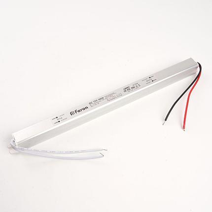 Трансформатор электронный для светодиодной ленты 48W 12V (драйвер), LB001, фото 2
