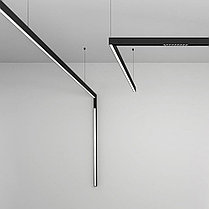 Шинопровод для низковольтных трековых светильников, черный, 2м накладной/подвесной, CABM1000, фото 3
