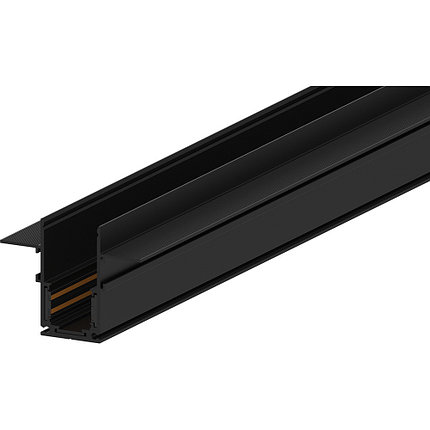 Шинопровод для низковольтных трековых светильников, черный, 2м, встраиваемый CABM1001, фото 2