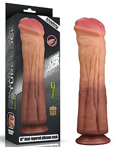 Фаллос коня, L 28 см, D 6.5 см, силикон