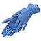 Перчатки нитриловые, неопудренные, черные, синие L.M, фото 3