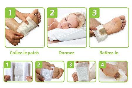 Пластырь Foot Patch на стопы для выведения токсинов.