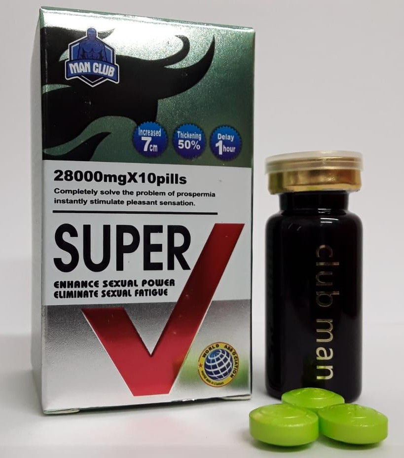 Cредство для повышения потенции Super-V Club Man 28000 мг 10 таблеток