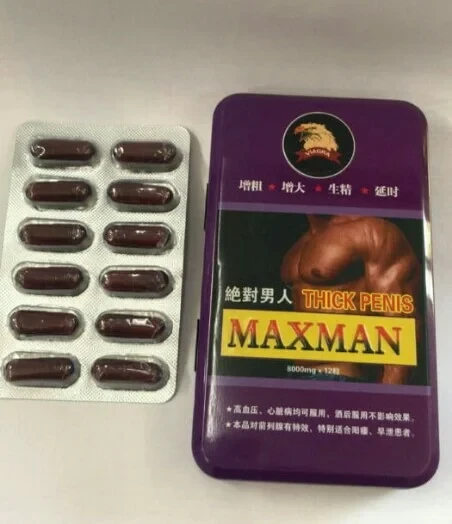 Thick penis Maxman средство для повышения потенции,12 капсул