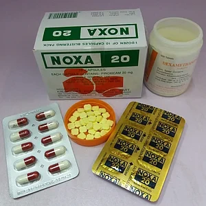 Noxa 20+Дексометазон обезболивание суставных заболеваний 10 капсул+20 таблеток - фото 1 - id-p103271846