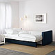 Диван-кровать ТОЙВО (FRIHETEN, ткань Skiftebo) трёхместный, тёмно-синий, фото 3