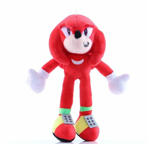 Мягкая игрушка-присоска Sonic Ехидна Наклз Соник 25 см /  Соник