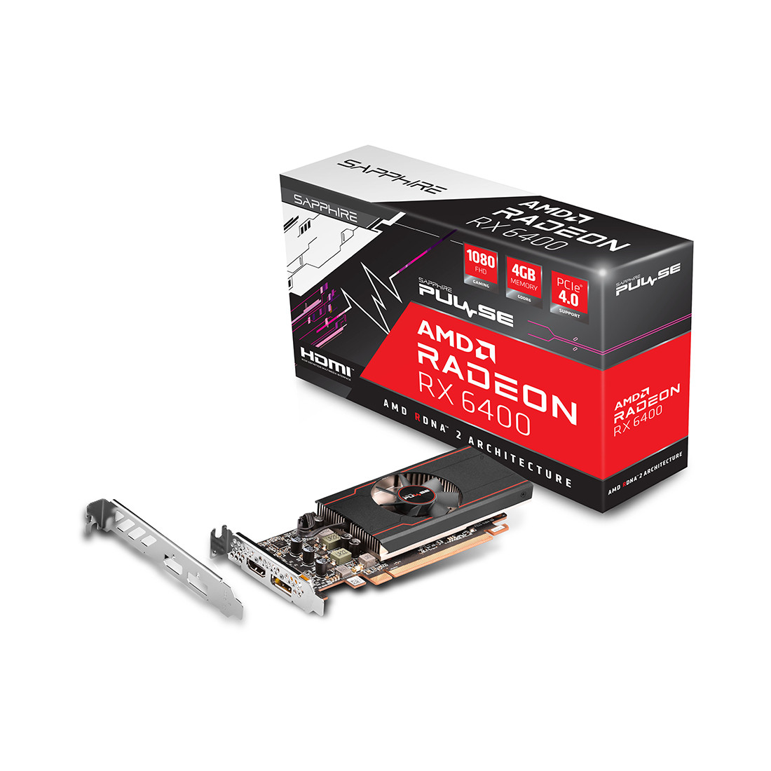 Видеокарта Sapphire PULSE RADEON RX 6400 GAMING 4G (11315-01-20G) - фото 3 - id-p103273263