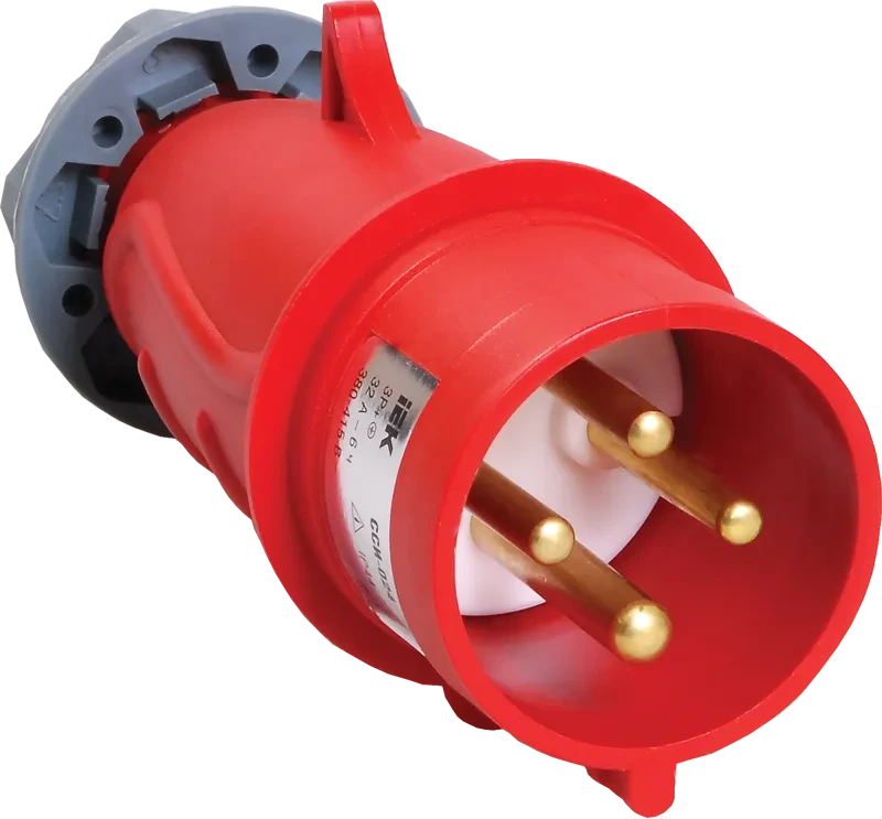 Вилка переносная ССИ-024 32А-6ч/380-415В 3Р+РЕ IP44 MAGNUM IEK: продажа ...