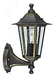Настенный светильник уличный вверх Inspire Peterburg 1xE27х60 Вт, алюминий/стекло, цвет бронза, фото 4
