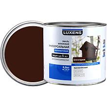 Эмаль универсальная Luxens 2.5 кг шоколадный